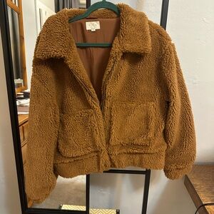 Cozy Brown Teddy Jacket